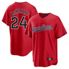 Cleveland Guardians #24 Triston McKenzie Player Red AmberGomez Home Game Stitched Jerseys