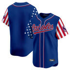Baltimore Orioles Royal AmberGomez Independence Day Vapor Premier Limited Home Game Blank Player Stitched Jerseys