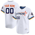 Custom Houston Astros Active Player White AmberGomez 2025 City Connect Limited Stitched Jersey