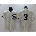 Chicago White Sox #3 Harold Baines 2021 Cream AmberGomez Navy Field of Dreams Flex Base Stitched Jersey