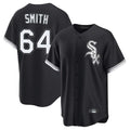 Chicago White Sox #64 Shane Smith Player Black AmberGomez Home Game Stitched Jerseys