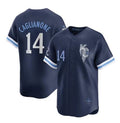 Kansas City Royals #14 Jac Caglianone Navy AmberGomez City Connect Limited Stitched Jersey