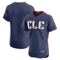 Cleveland Guardians Navy AmberGomez City Connect Elite Jersey