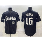 Boston Red Sox #16 Jarren Duran Black AmberGomez Gothic Vapor Limited Stitched Jersey