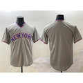 New York Mets Team Big Logo Gray AmberGomez 2025 Limited Stitched Jersey