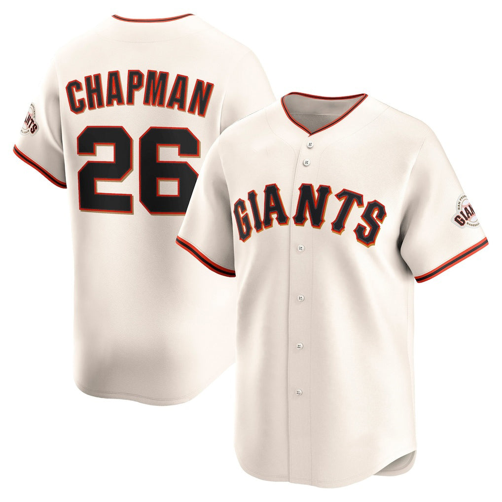 San Francisco Giants #26 Matt Chapman Cream AmberGomez Home Limited Player Jersey