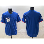 Texas Rangers Blank Royal AmberGomez City Connect Stitched Jersey