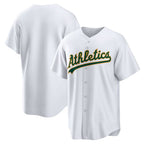 Oakland Athletics White AmberGomez Home Replica Team Jersey