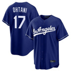 Los Angeles Dodgers #17 Shohei Ohtani Player Royal AmberGomez Game Stitched Jerseys