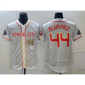 Houston Astros #44 Yordan Alvarez Number White AmberGomez 2023 City Connect Flex Base Stitched Jersey 3