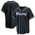 Miami Marlins Blank 2026 Black AmberGomez Out Stitched Jersey
