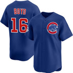 Chicago Cubs #16 Matthew Boyd Royal AmberGomez Limited Stitched Jersey