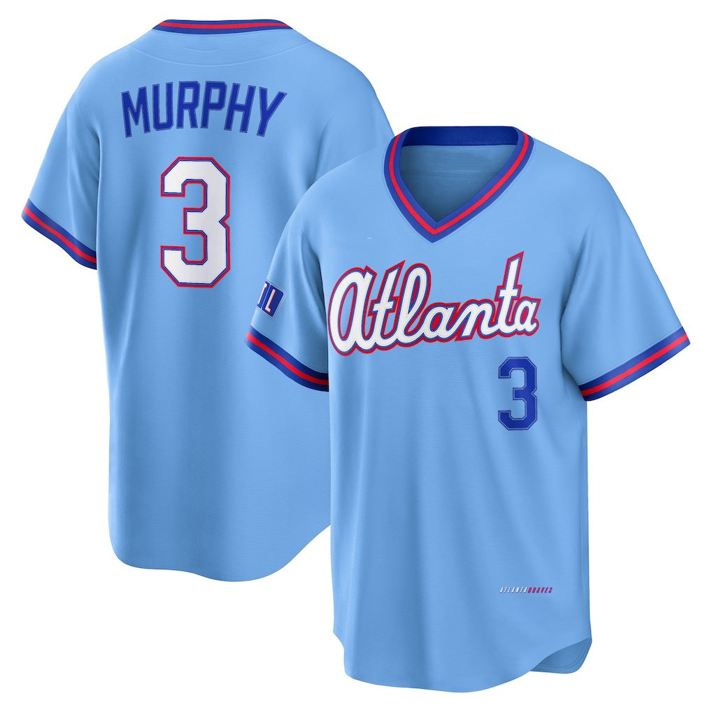 Atlanta Braves #3 Dale Murphy Powder Blue AmberGomez 2026 City Connect Stadium Jersey
