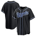 Kansas City Royals Blank Black AmberGomez Out Stitched Jersey