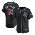 Arizona Diamondbacks #12 Lourdes Gurriel Jr Player Black AmberGomez Limited Home Game Stitched Jerseys