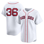 Boston Red Sox #36 Triston Casas White AmberGomez Home Limited Player Jersey