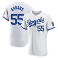 Kansas City Royals #55 Cole Ragans Player White AmberGomez Limited Elite Home Game Stitched Jerseys