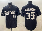 Detroit Tigers #35 Justin Verlander 2026 Black AmberGomez 'Motor Gothic Edition' Vapor Premier Limited Stitched Jersey