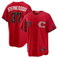 Cincinnati Reds #37 Tyler Stephenson Player Red AmberGomez 2026 City Connect Home Game Stitched Jerseys