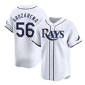 Tampa Bay Rays #56 Randy Arozarena White AmberGomez Home Limited Stitched Jersey