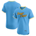 Milwaukee Brewers Powder Blue AmberGomez City Connect Elite Jersey