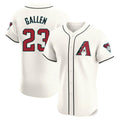 Arizona Diamondbacks #23 Zac Gallen Player Cream AmberGomez Limited Elite Home Game Stitched Jerseys