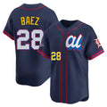 Detroit Tigers #28 Javier Baez Player Navy AmberGomez Limited American League All-Star Edition Stitched Jerseys