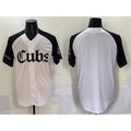 Chicago Cubs Blank White Black AmberGomez 'Gothic North Side Edition' Vapor Premier Limited Stitched Jersey