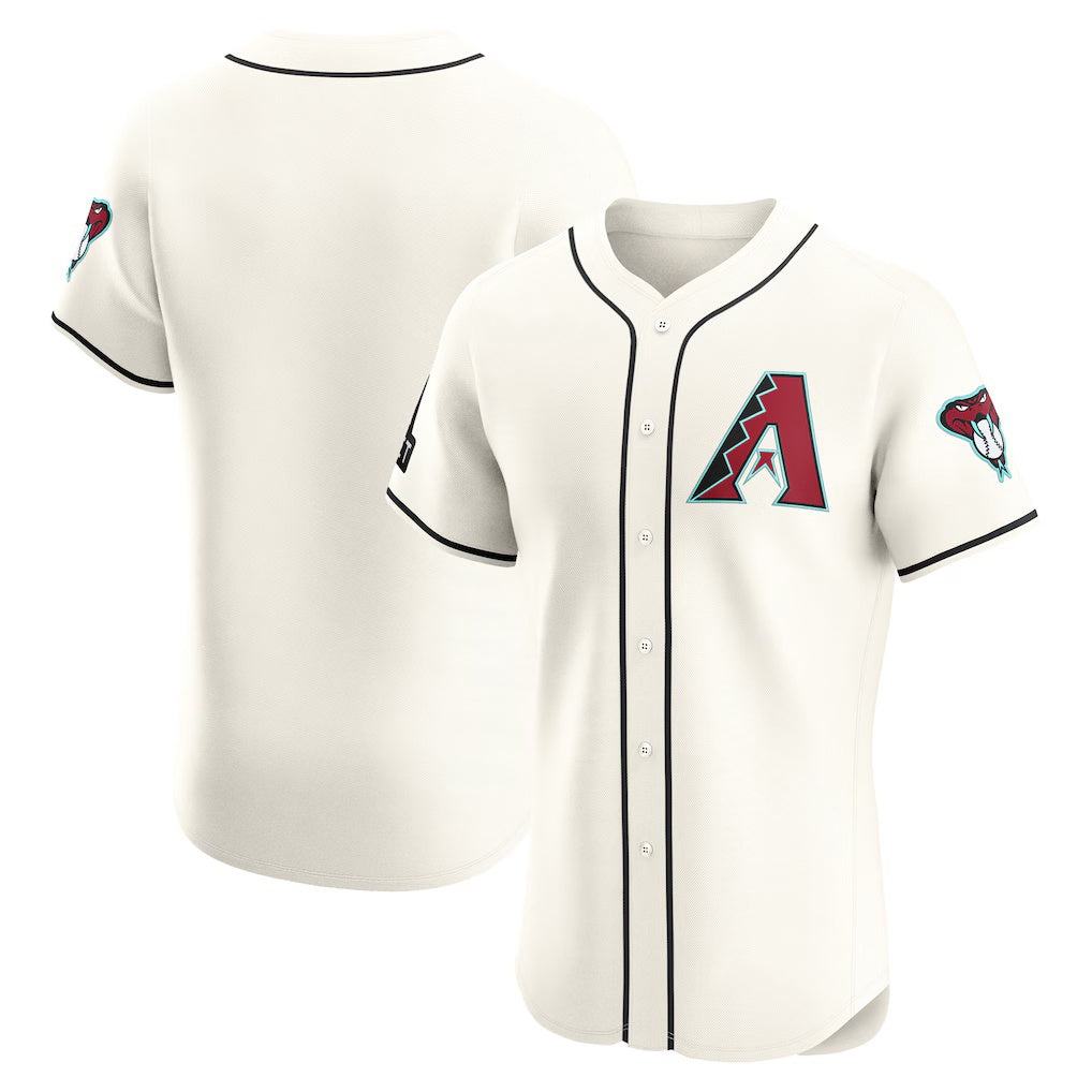 Arizona Diamondbacks White AmberGomez Home Elite Patch Jersey