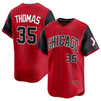 Chicago White Sox #35 Frank Thomas Red Black AmberGomez 2025 City Connect Limited Stitched Jersey
