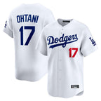 Los Angeles Dodgers #17 Shohei Ohtani Player White AmberGomez Limited Home Stitched Jerseys