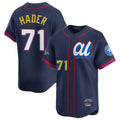 Houston Astros #71 Josh Hader Player Navy AmberGomez American League All-Star Game Limited Stitched Jerseys