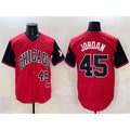 Chicago White Sox #45 Michael Jordan Red Black AmberGomez 2025 City Connect Limited Stitched Jersey