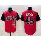 Chicago White Sox #45 Michael Jordan Red Black AmberGomez 2025 City Connect Limited Stitched Jersey