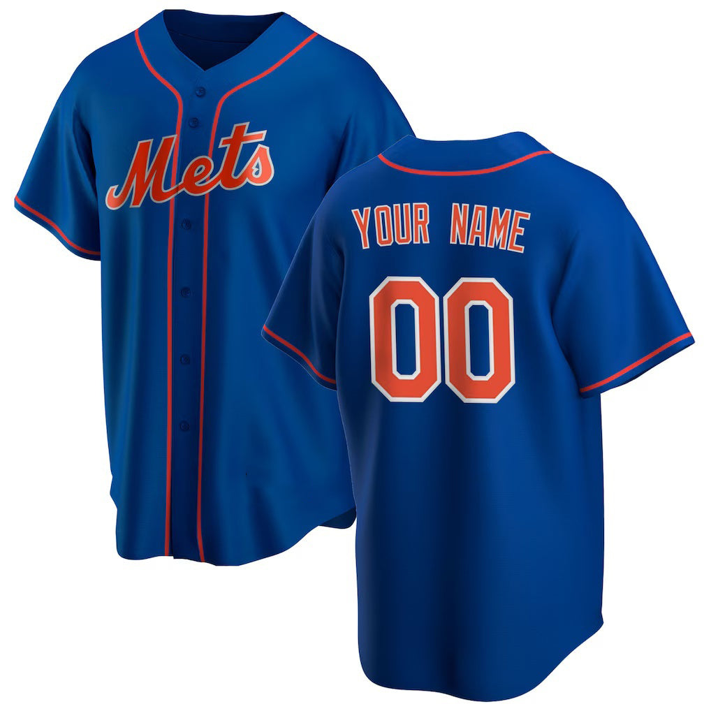 Custom New York Mets Royal AmberGomez Alternate Replica Pick-A-Player Jersey