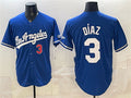 Los Angeles Dodgers #3 Edwin D¨ªaz Royal AmberGomez Alternate Stadium Stitched Jersey