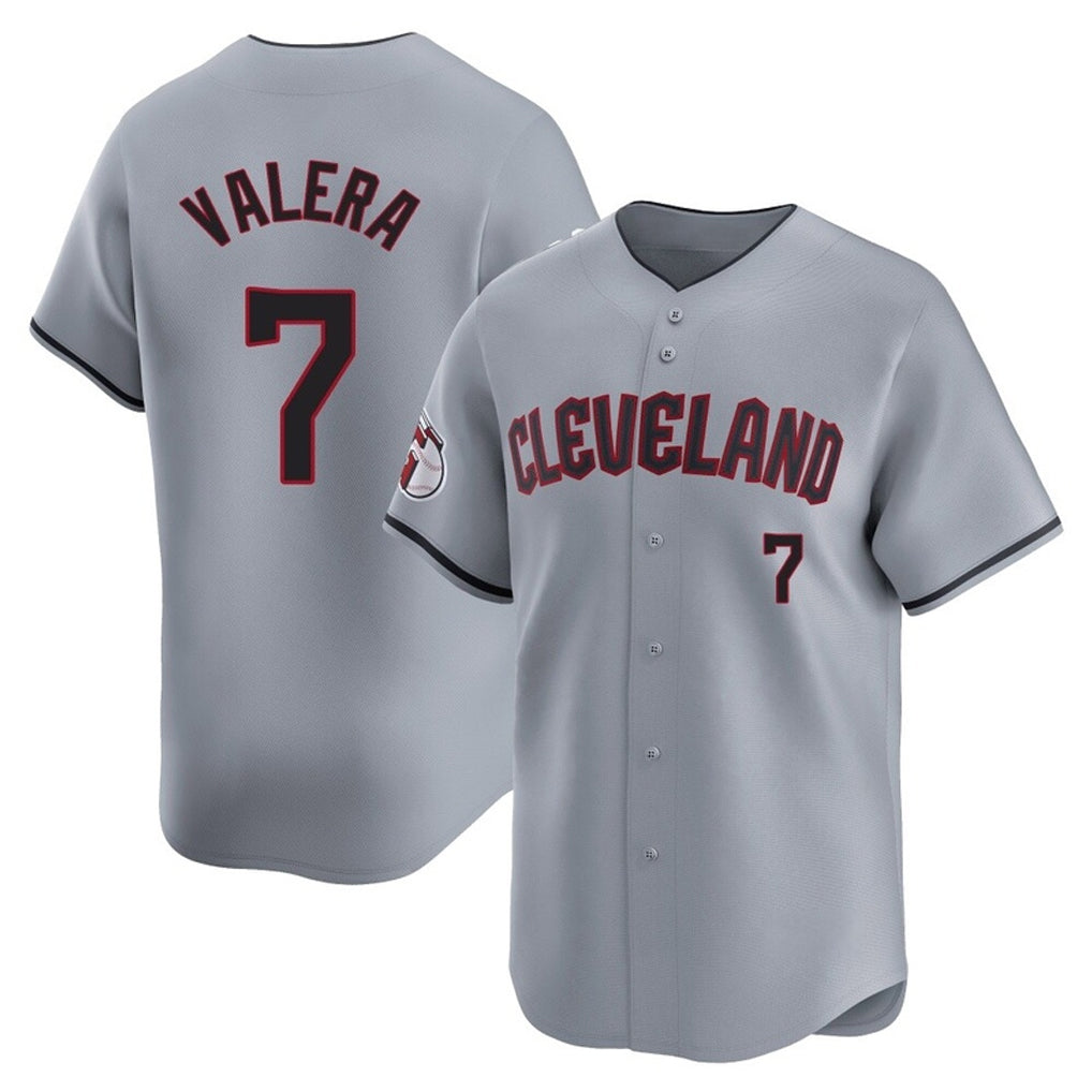 Cleveland Guardians #7 George Valera Player Gray AmberGomez Road Limited Home Stitched Jerseys