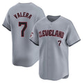 Cleveland Guardians #7 George Valera Player Gray AmberGomez Road Limited Home Stitched Jerseys