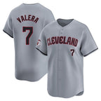 Cleveland Guardians #7 George Valera Player Gray AmberGomez Road Limited Home Stitched Jerseys