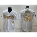 Atlanta Braves #54 Max Fried Number White AmberGomez 2022 All Star Stitched Cool Base Jersey