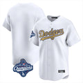 Los Angeles Dodgers Blank Player White Gold AmberGomez Collection Limited Home World Series Meet Stitched Jerseys