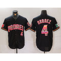 San Diego Padres #4 Luis Arraez Black AmberGomez Mexico Cool Base Stitched Jersey