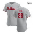 Philadelphia Phillies #28 Alec Bohm Gray AmberGomez Road 2020 Authentic Player Jersey