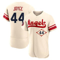 Los Angeles Angels #44 Ben Joyce Player Cream AmberGomez City Connect Limited ELite Home Stitched Jerseys