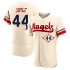 Los Angeles Angels #44 Ben Joyce Player Cream AmberGomez City Connect Limited ELite Home Stitched Jerseys