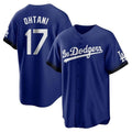 Los Angeles Dodgers #17 Shohei Ohtani Player Royal AmberGomez City Connect Home Game Stitched Jerseys