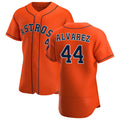 Houston Astros #44 Yordan Alvarez Orange AmberGomez Alternate 2020 Authentic Team Jersey