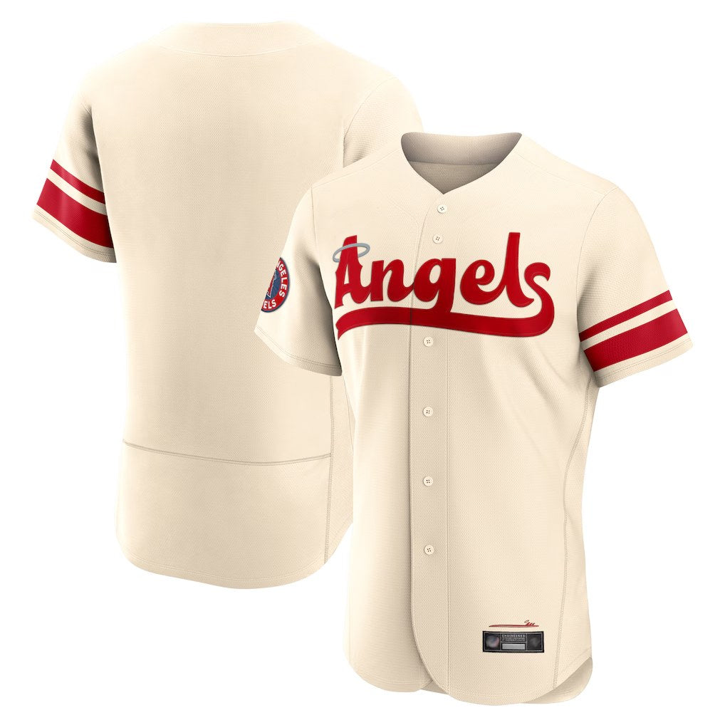 Los Angeles Angels Blank Player Cream AmberGomez City Connect Limited ELite Home Stitched Jerseys