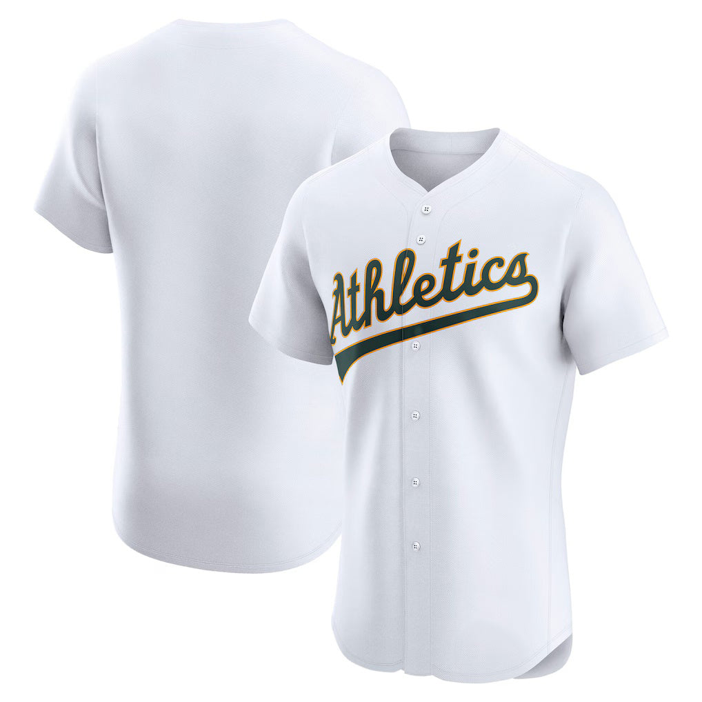 Oakland Athletics White AmberGomez Home Elite Jersey