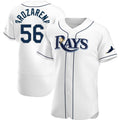 Tampa Bay Rays #56 Randy Arozarena White AmberGomez Home Jersey